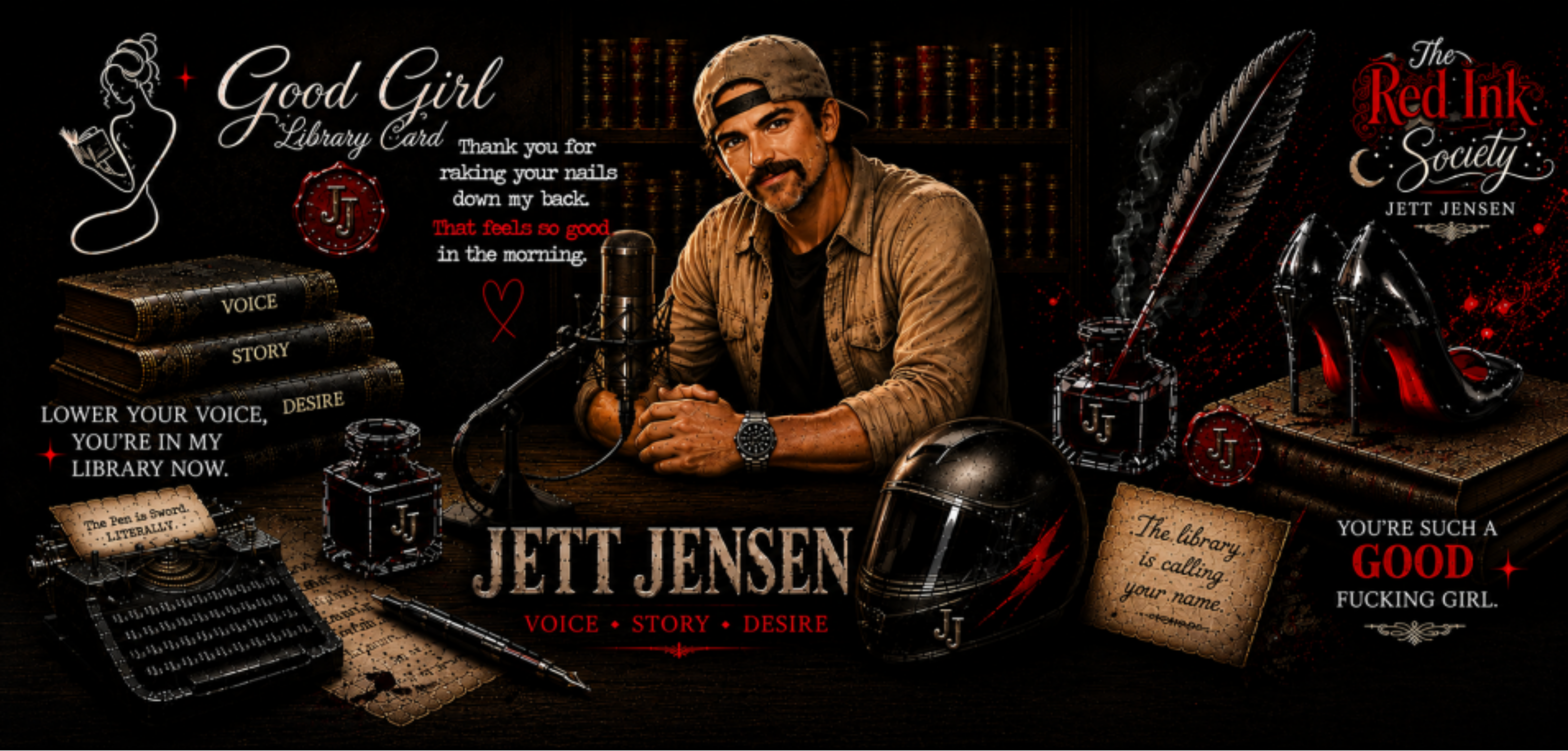 Jett Jensen — Voice. Story. Desire. — audiobook narrator and voice actor